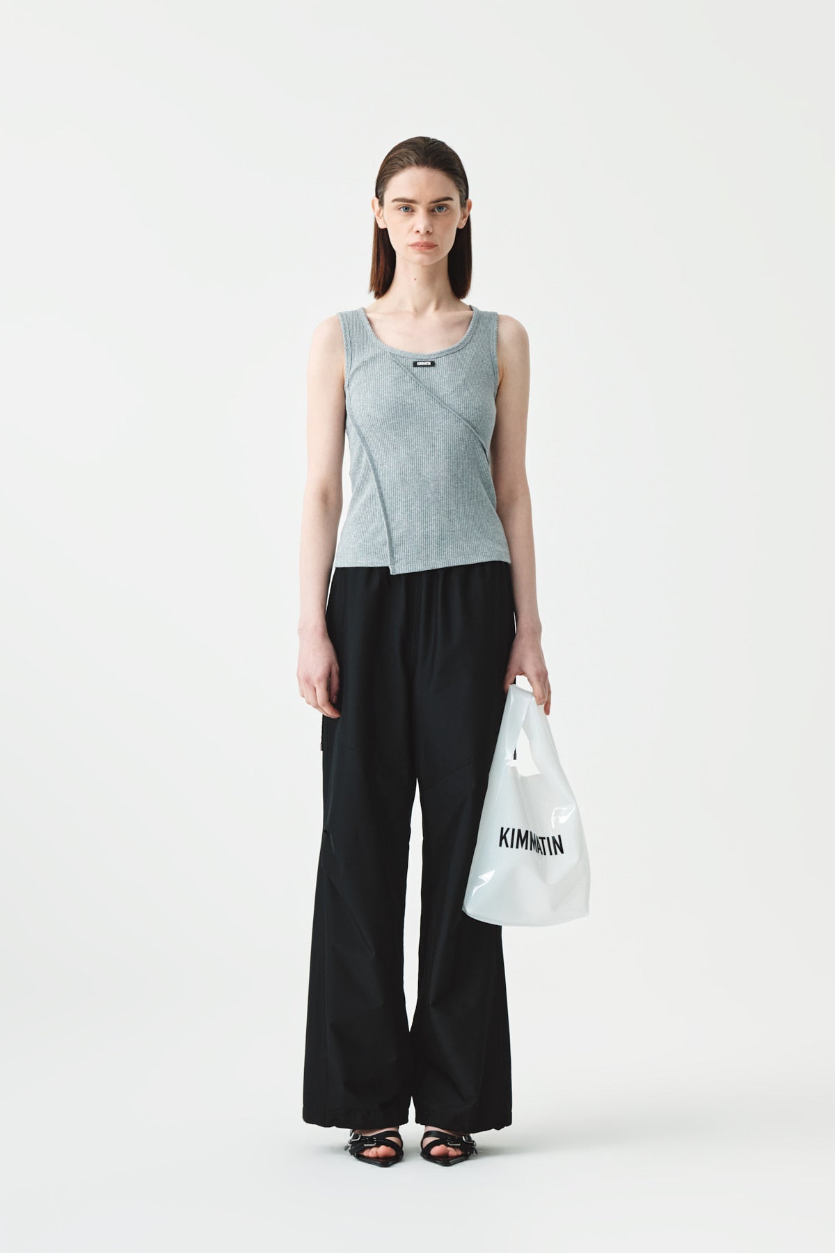 Matinkim Side String Track Pants IN Black