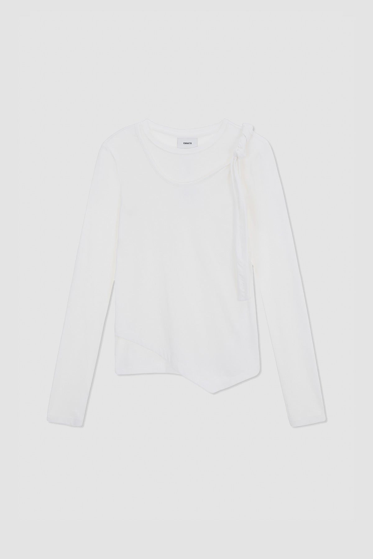 Matinkim Twist Strap Long Sleeve Top IN Ivory