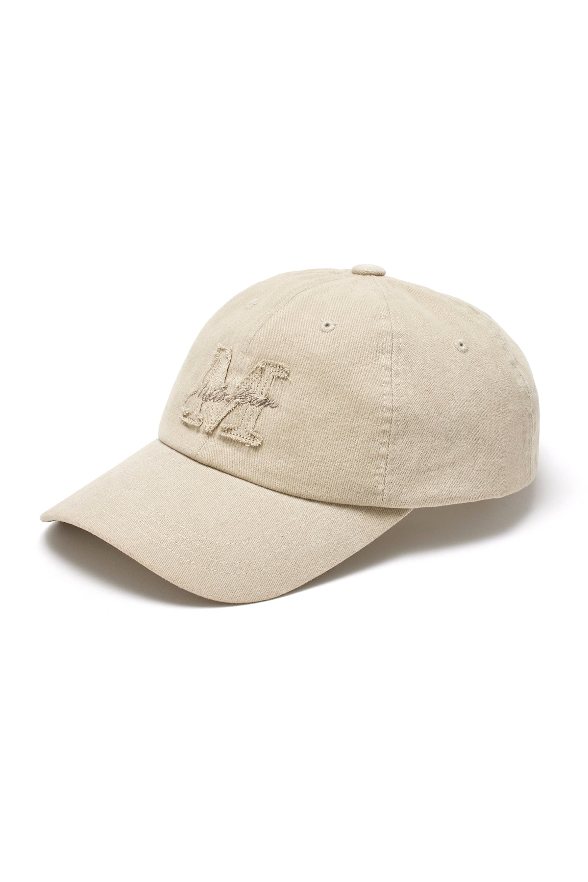 [matinkim] MATIN CURSIVE BALL CAP IN BEIGE