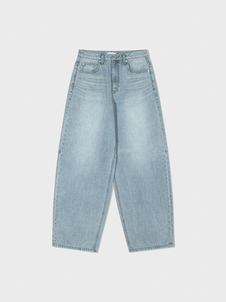Low Classic Oversized Jeans Light Blue