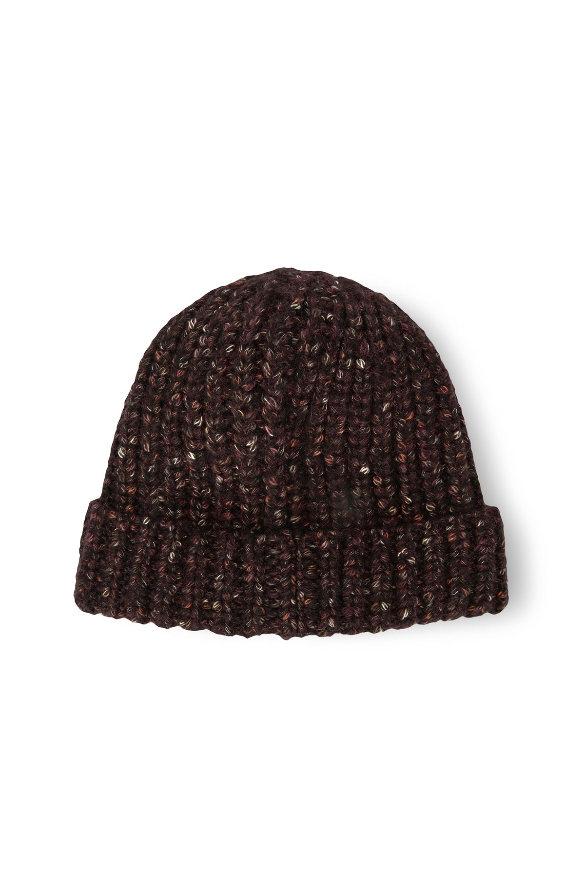 [matinkim] MATIN MIXED YARN BEANIE IN BURGUNDY