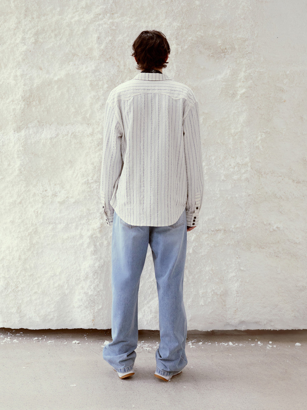Low Classic Stripe Double Pocket Shirt Stripe