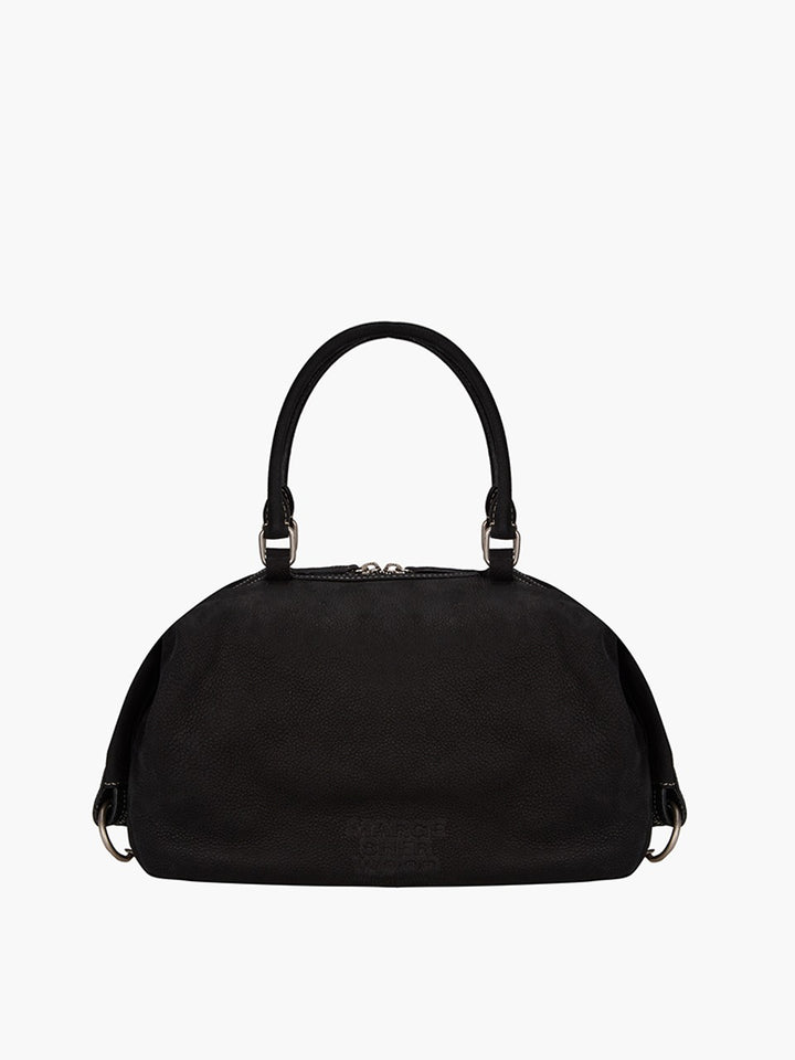 Margesherwood Dumpling Tote black nubuck