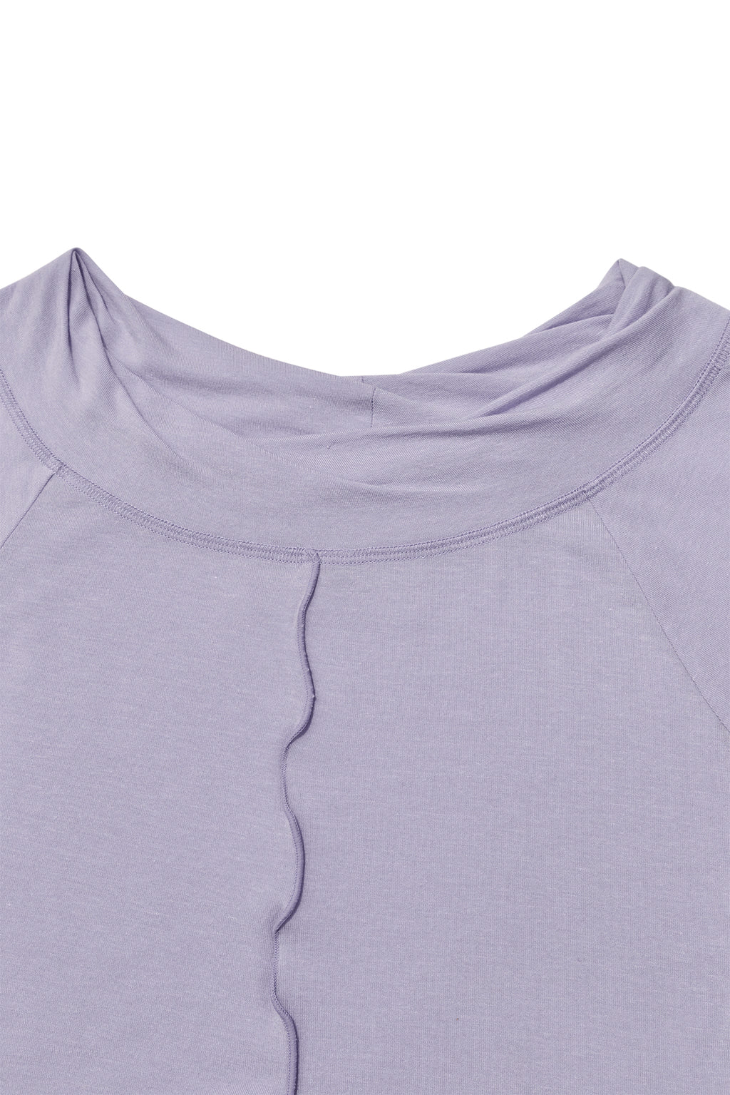 [matinkim] WIDE NECK RAGLAN LONG SLEEVE IN LILAC