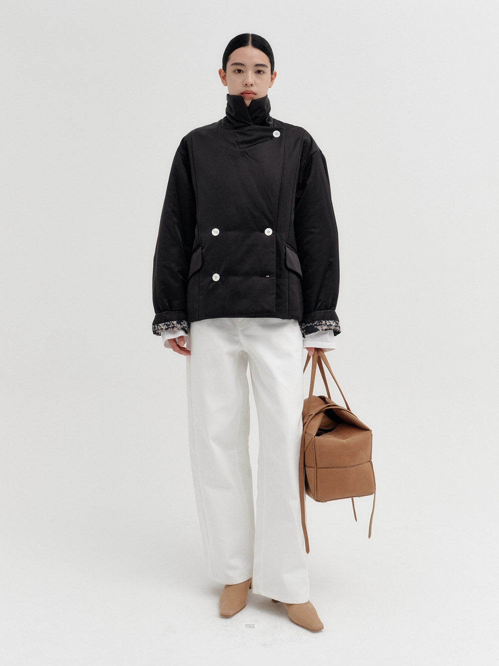 EENK Transformable Layered Coat - Black