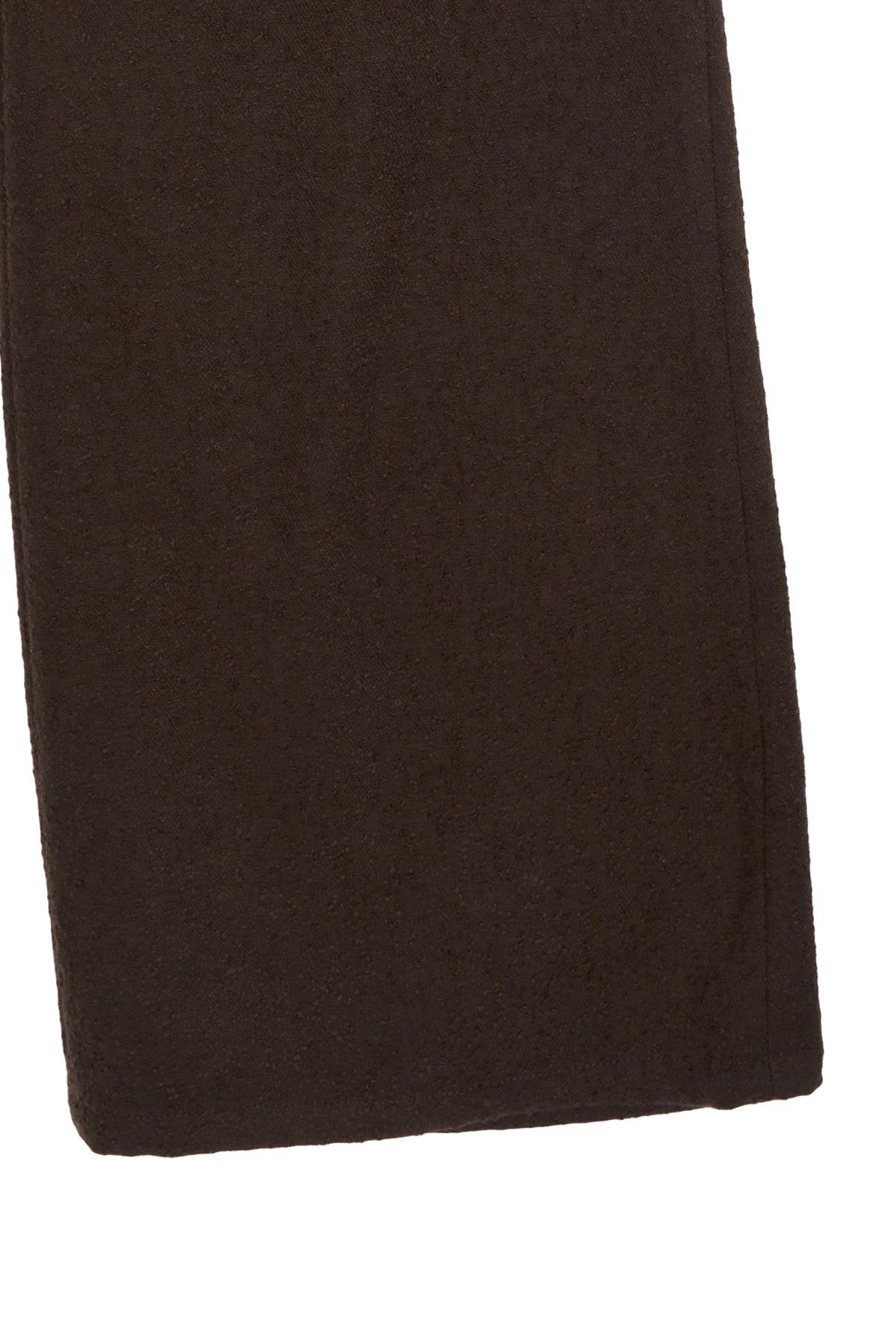 [matinkim] WAIST BUTTON POINT STRING SLIM PANTS IN BROWN