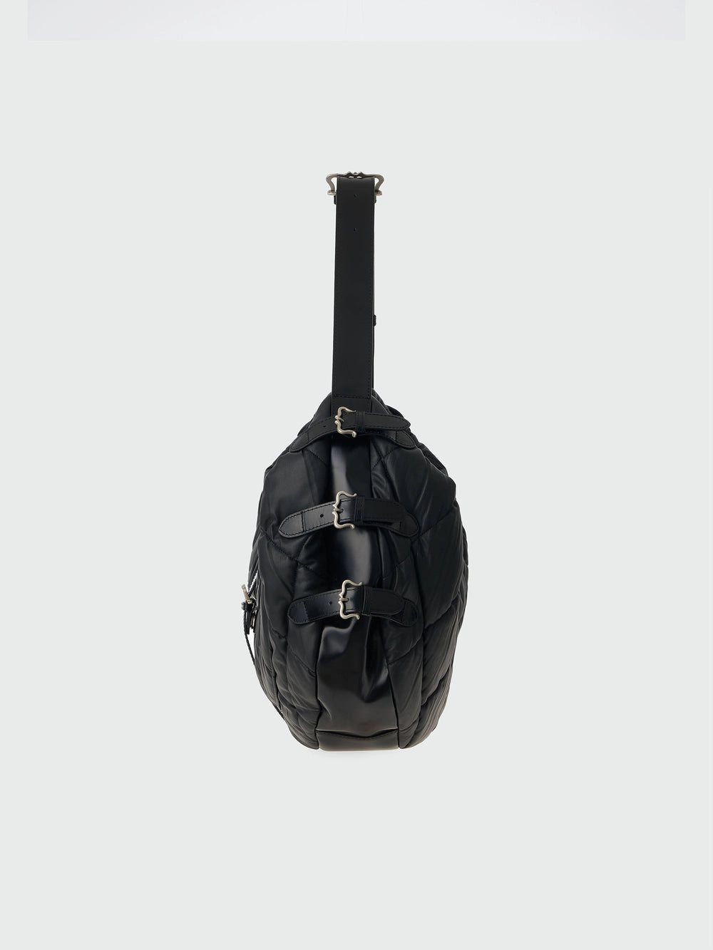EENK Hind Buckled Hobo Bag - Black
