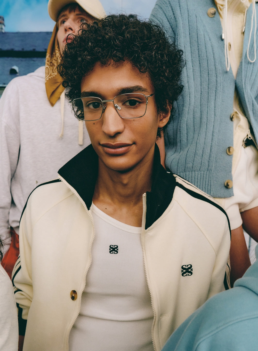 [satur] (W) Lawton All Day Track Zip-up Jacket - Art Black