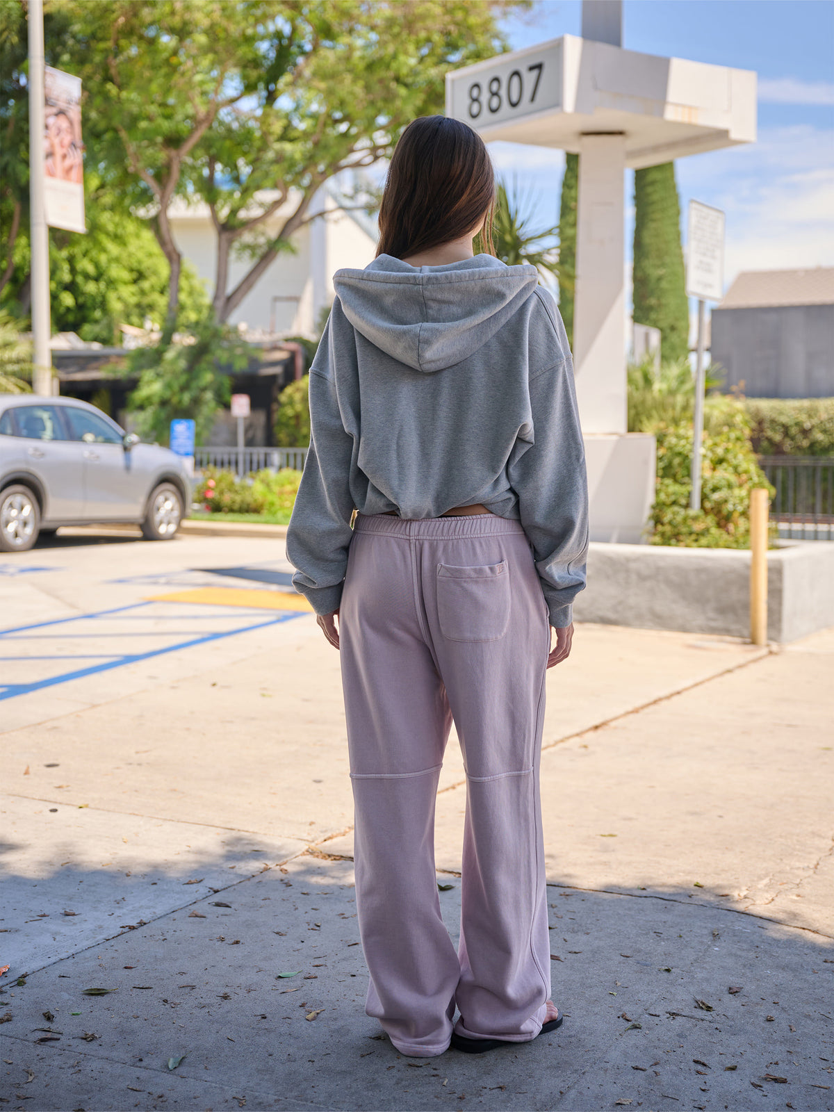 Low Classic Washed Loose Fit Sweatpants Soft Pink - Low Classic