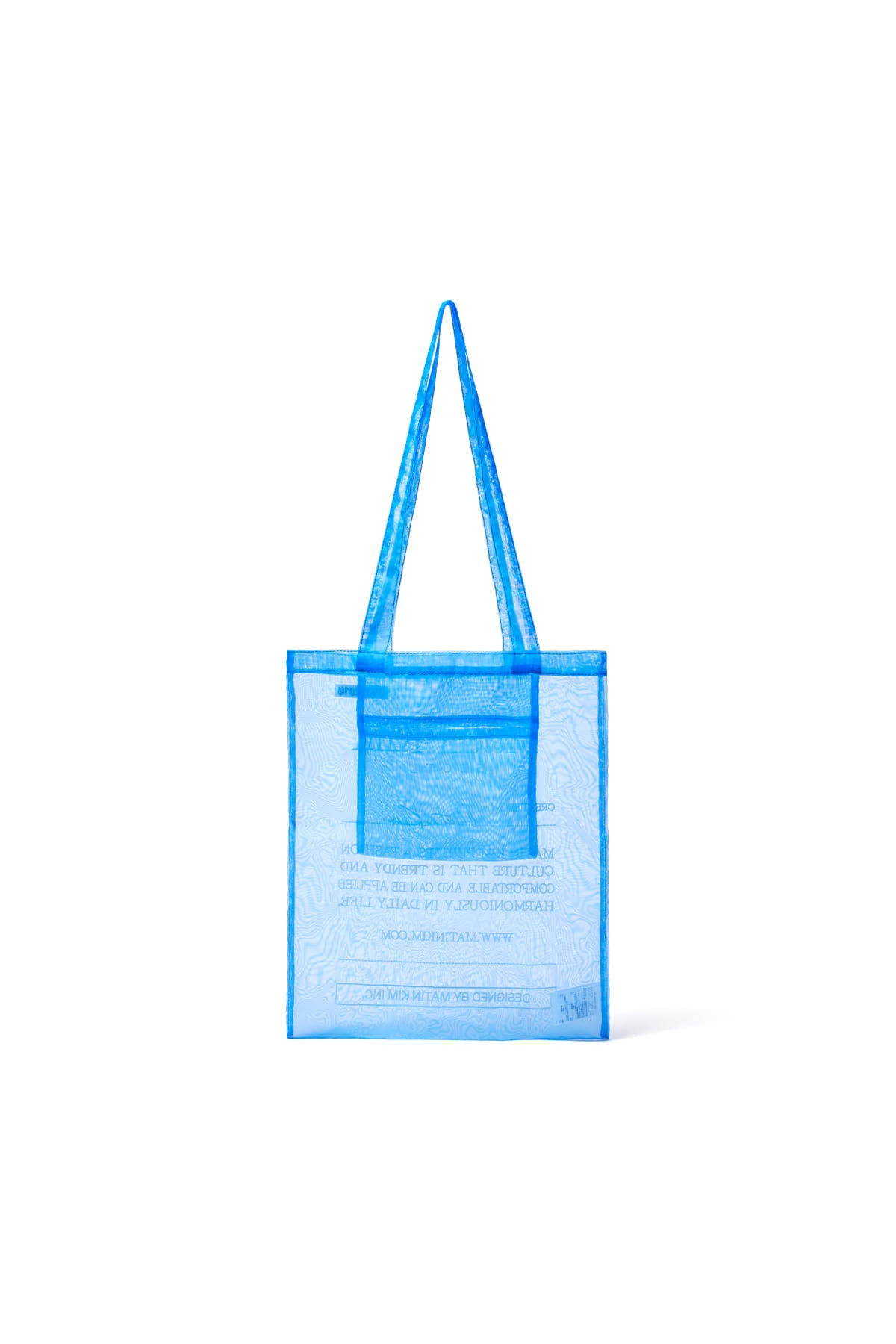 [matinkim] ORGANZA ECOBAG IN BLUE