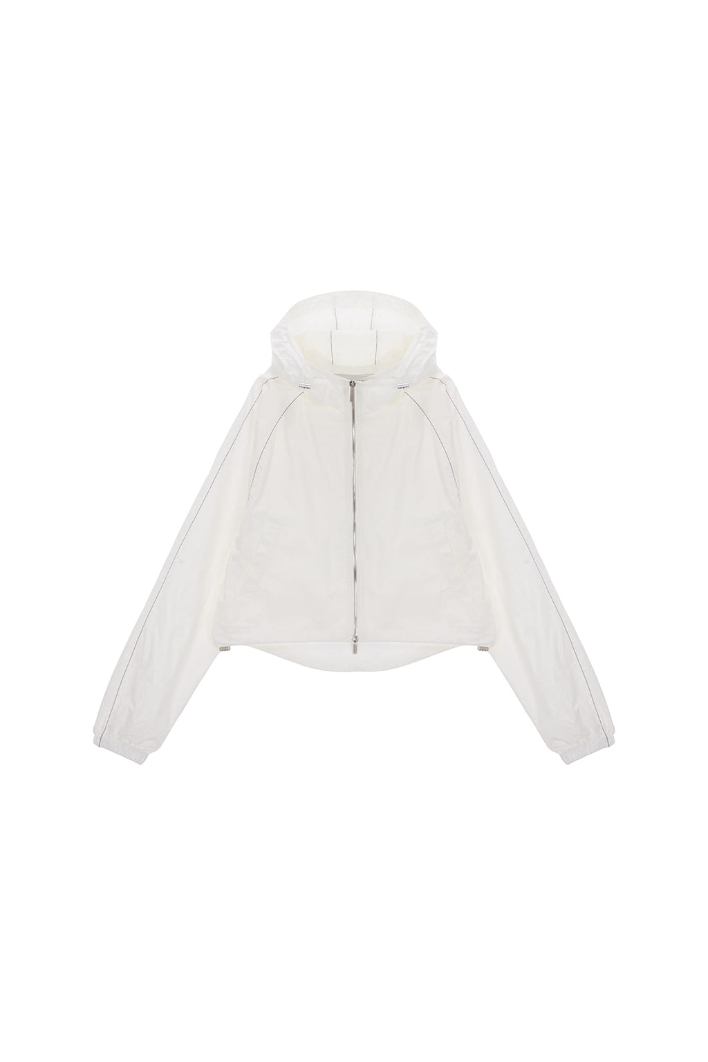Matinkim Matin Crop Hoody Coating Jumper IN Ivory