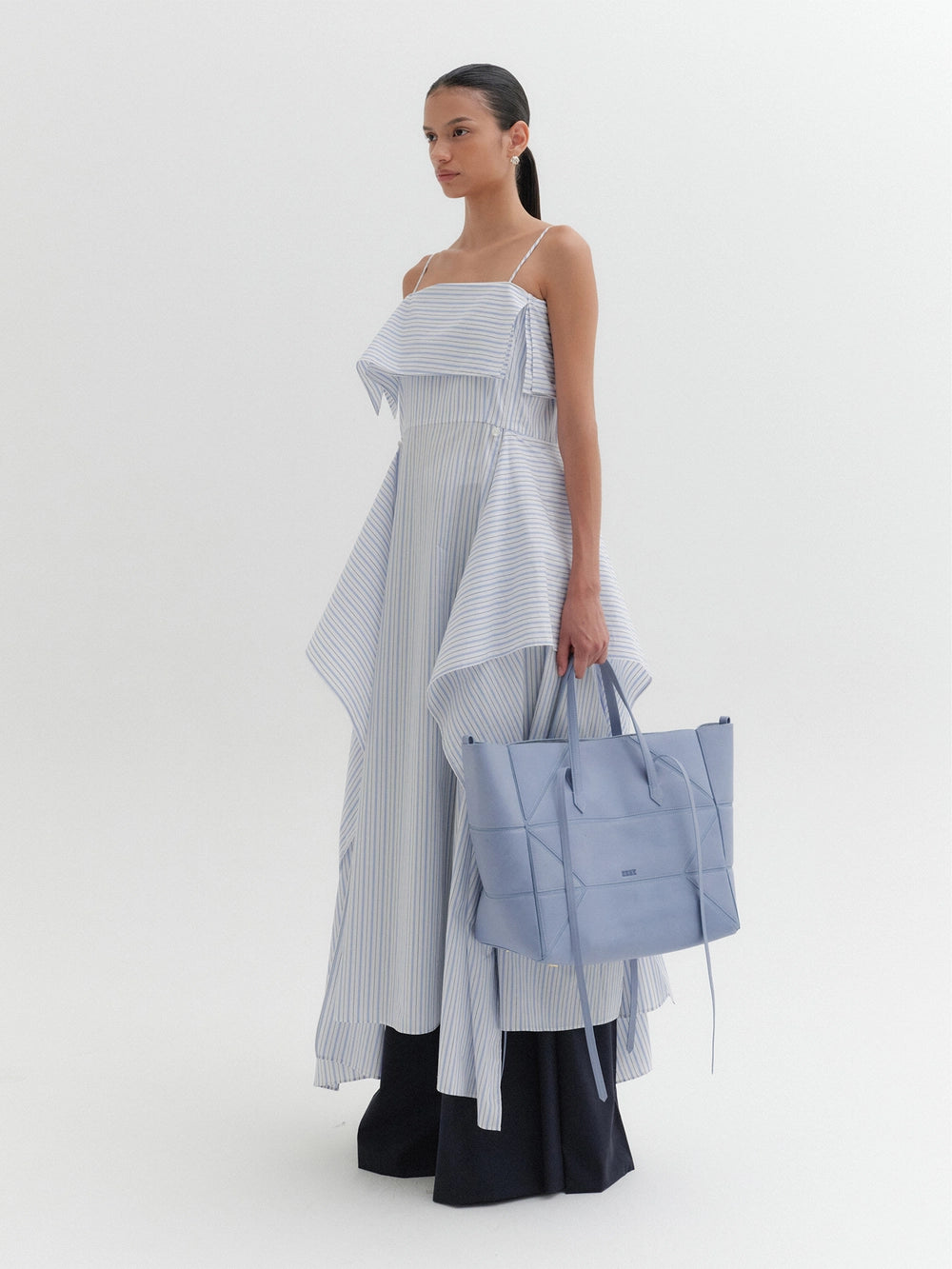 EENK Layered Maxi Dress - Sky Blue