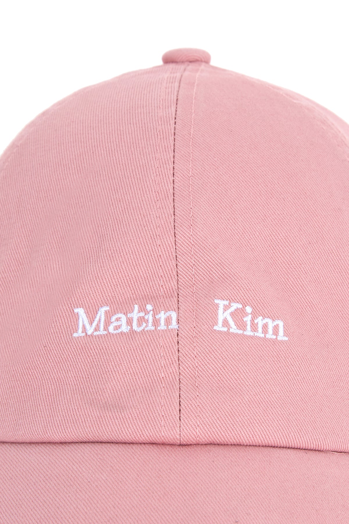 [matinkim] MATIN MINI CLASSIC LOGO BALL CAP IN PINK