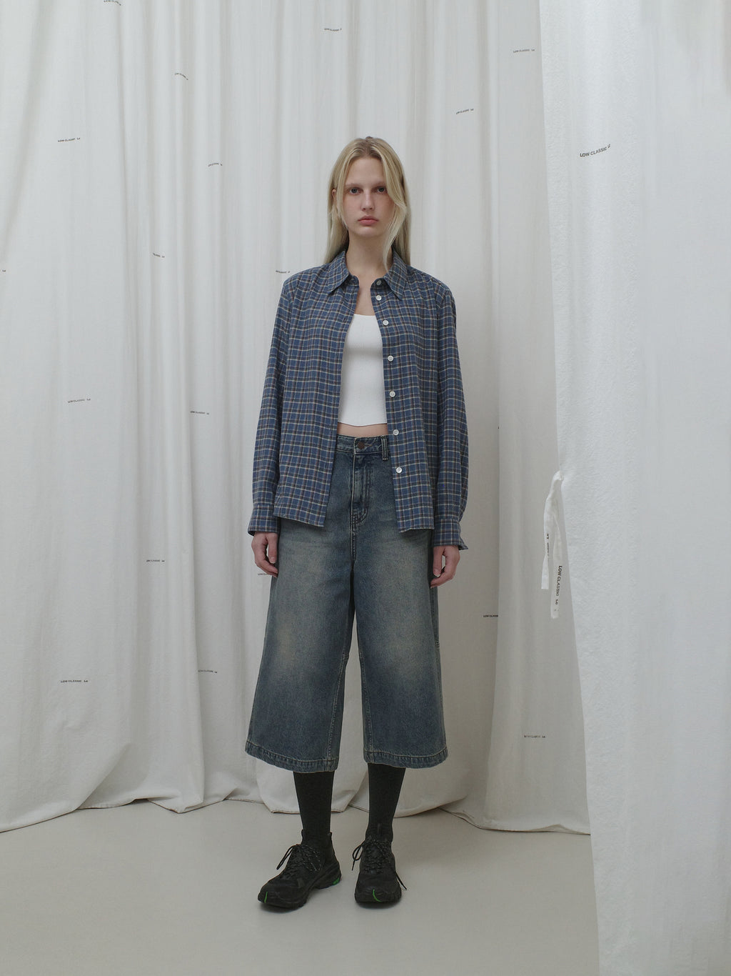 Low Classic Regular Fit Shirt Blue Bird Check