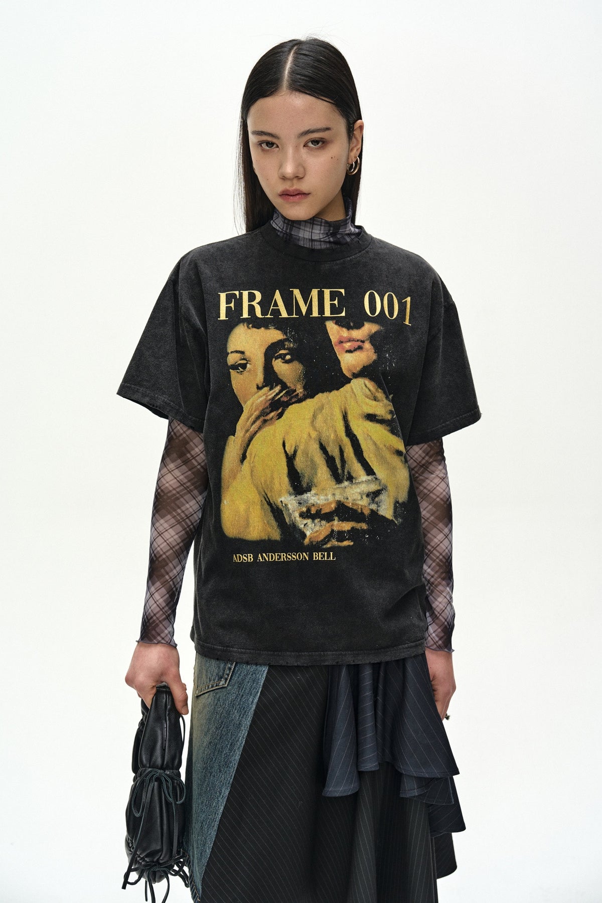 Andersson Bell Layered Frame Printed T-Shirt
