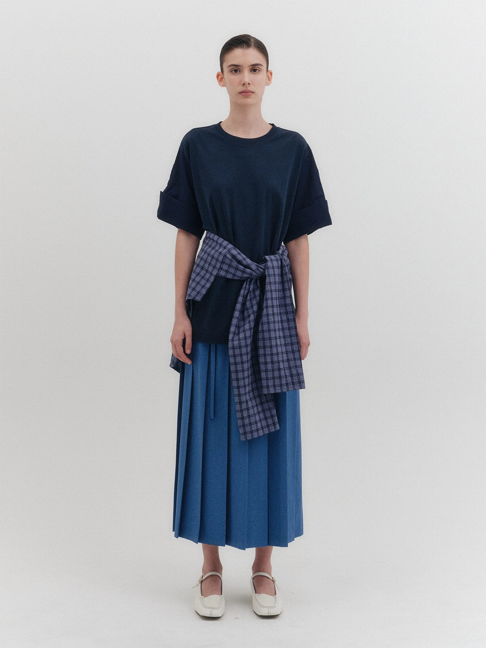 EENK Shirt Sleeve T-shirt - Navy