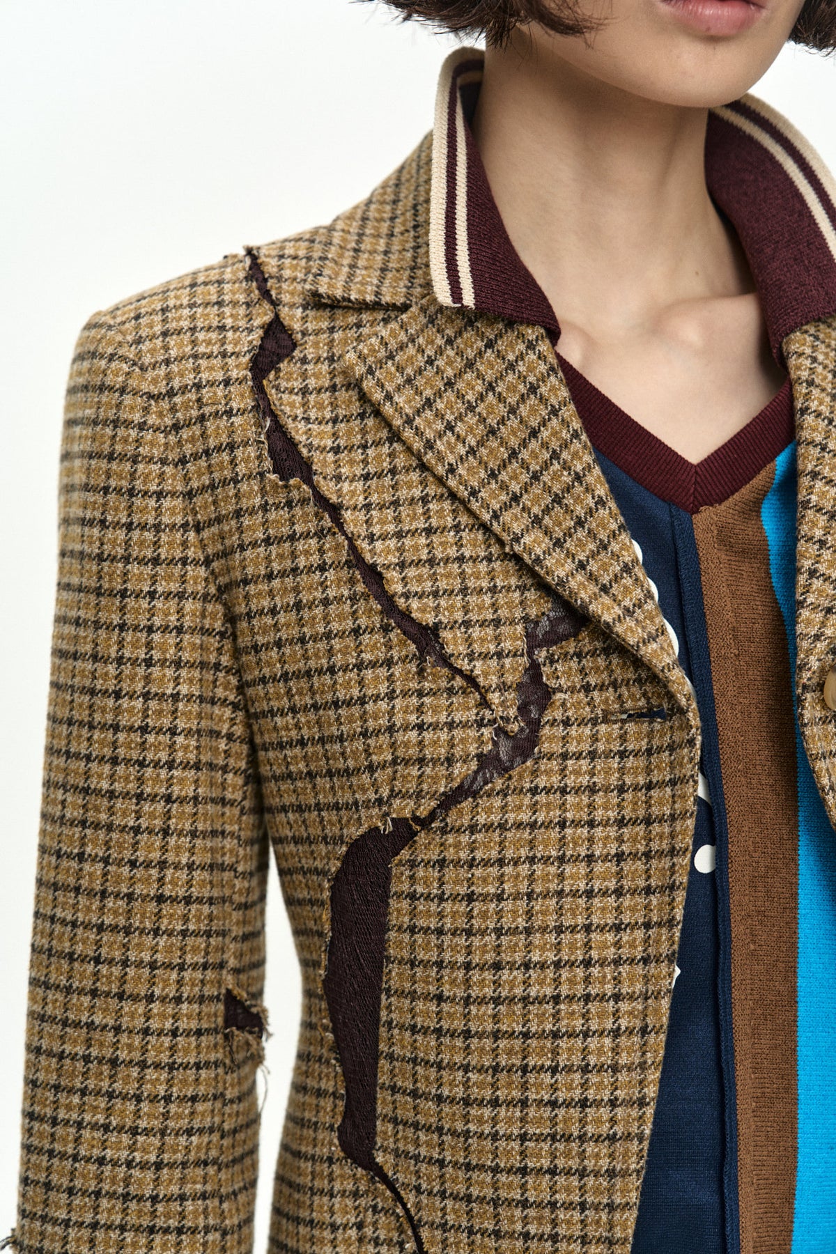 Andersson Bell Lace Cut-Out Blazer