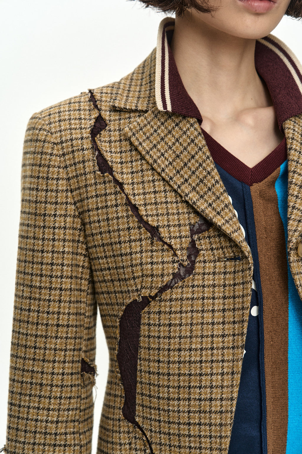 Andersson Bell Lace Cut-Out Blazer