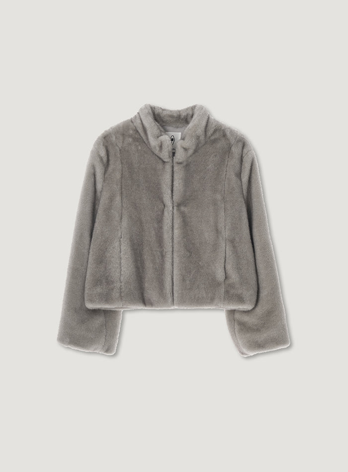 Mango Maniplease Naka Mink Fur Jacket