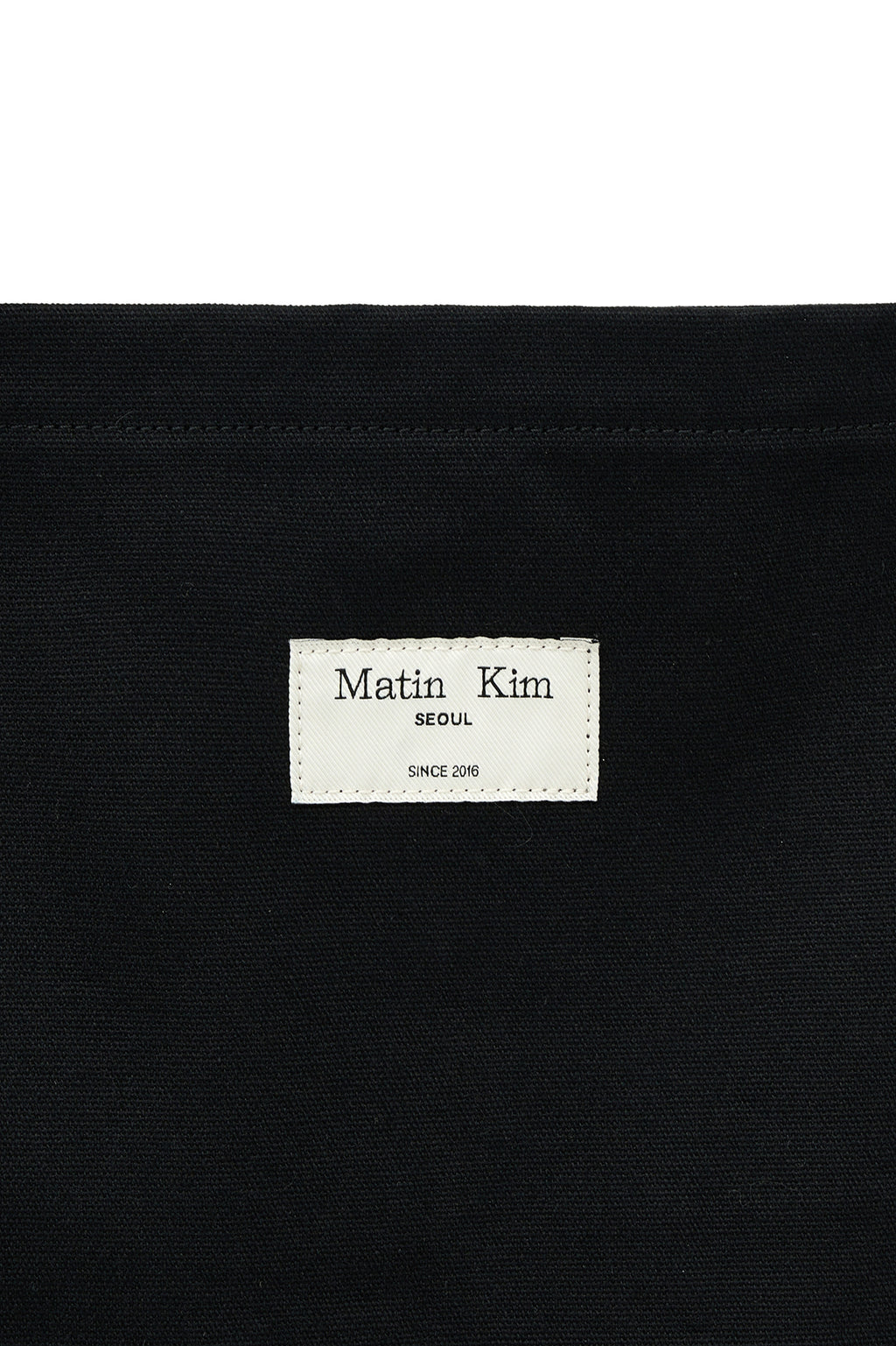 Matinkim Eyelet Logo Canvas Ecobag IN Black