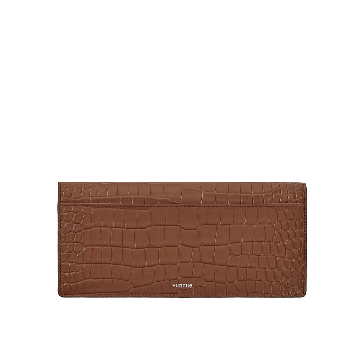 Vunque Occam V Long Wallet Croco Camel