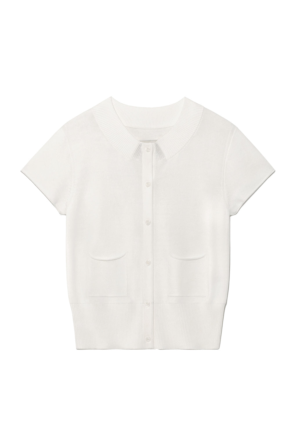 Matinkim Pocket Point Half Cardigan IN Ivory