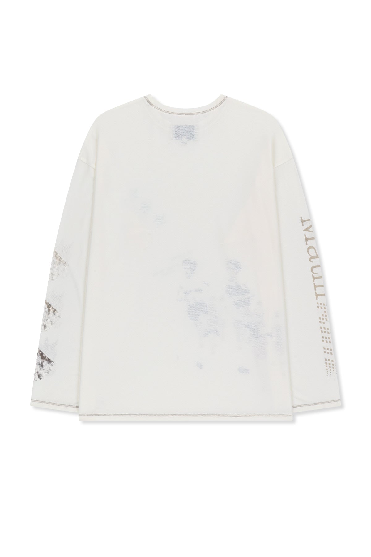 Matinkim Matin Pace Graffiti Covered Top IN Ivory