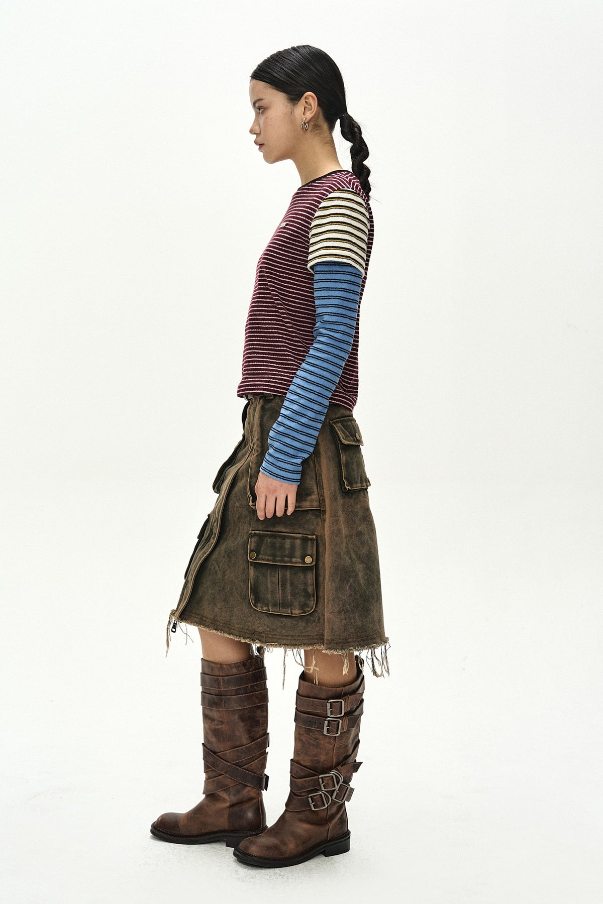 Andersson Bell Terry Multi Stripe LS T-Shirt