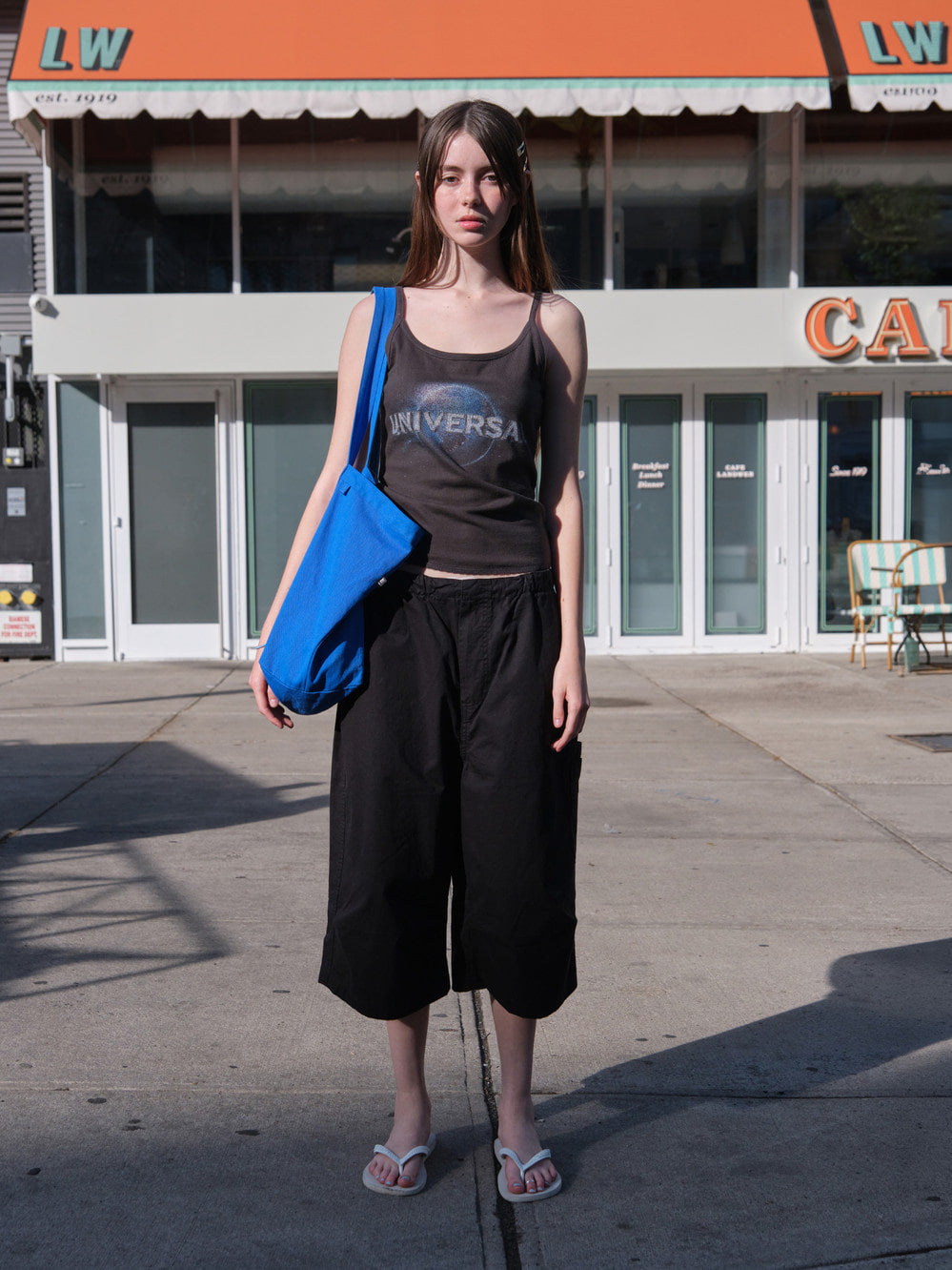 Low Classic Universal Lace Sleeveless Charcoal