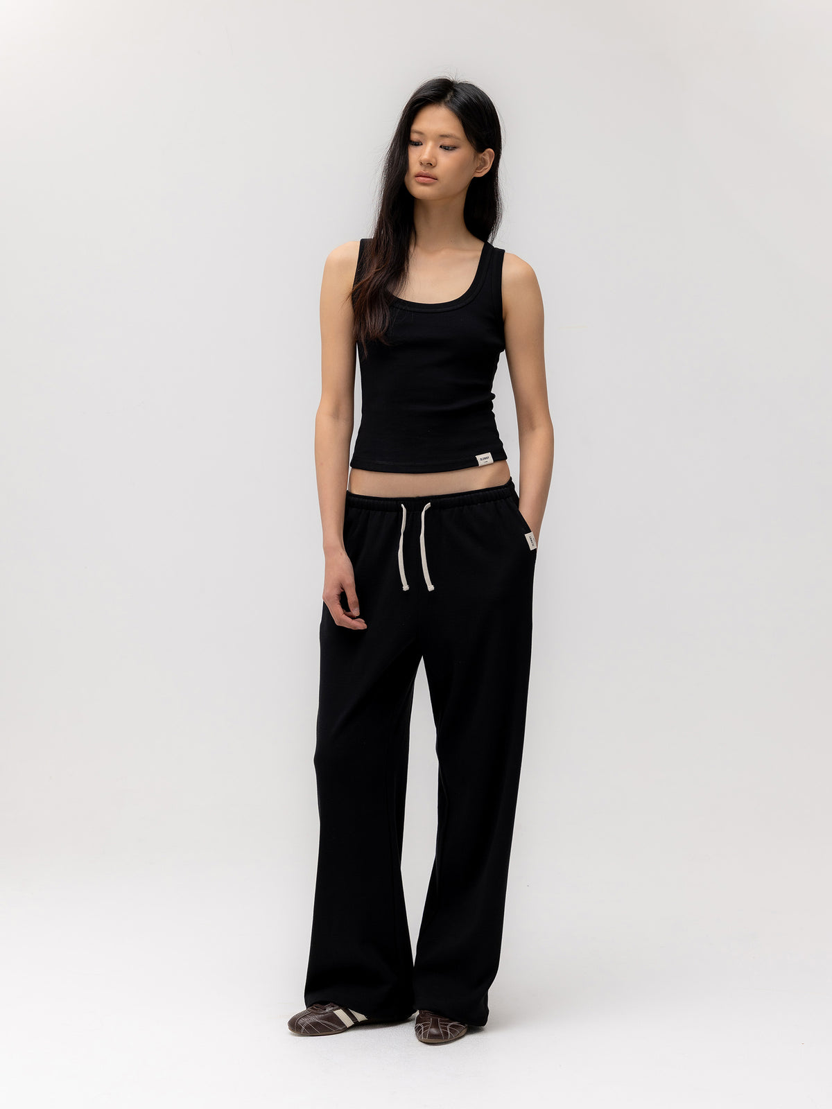 GLOWNY G Comfort String Pants (Black)