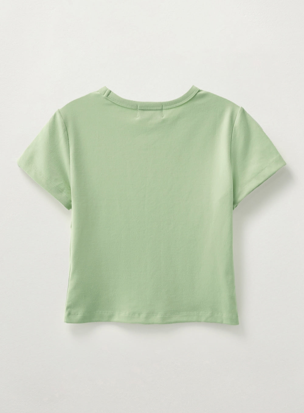 [satur] (W) Essential Basic Logo T-Shirt - Mint