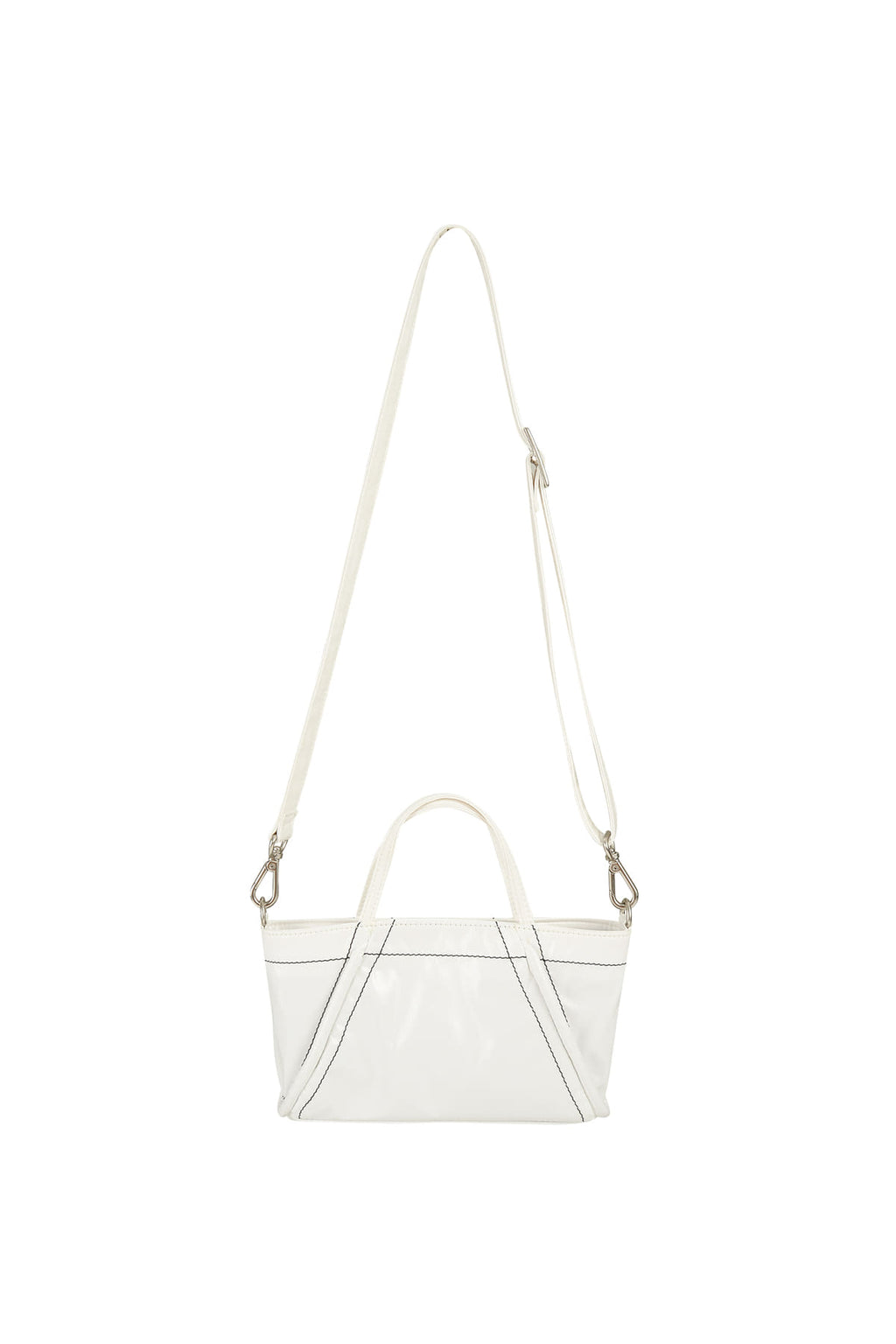 [matinkim] MINI COATING TOTE BAG IN WHITE