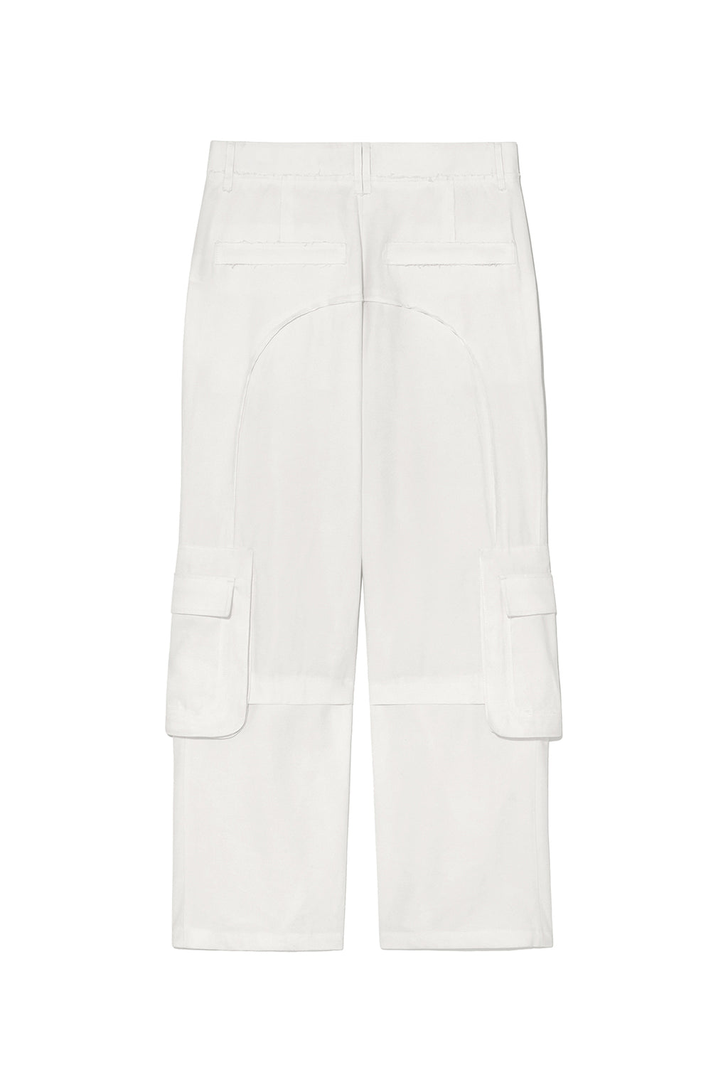Matinkim String Pocket Wide Cargo Pants IN White