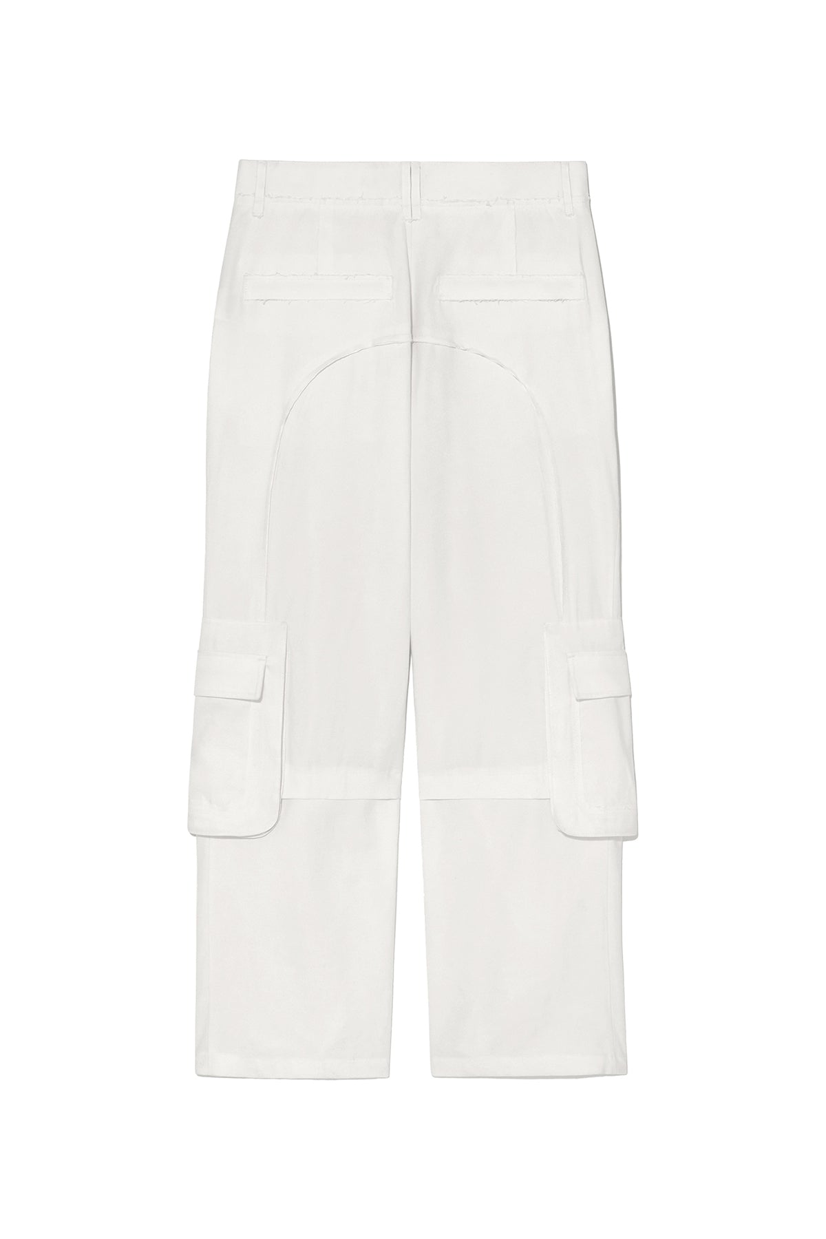 Matinkim String Pocket Wide Cargo Pants IN White