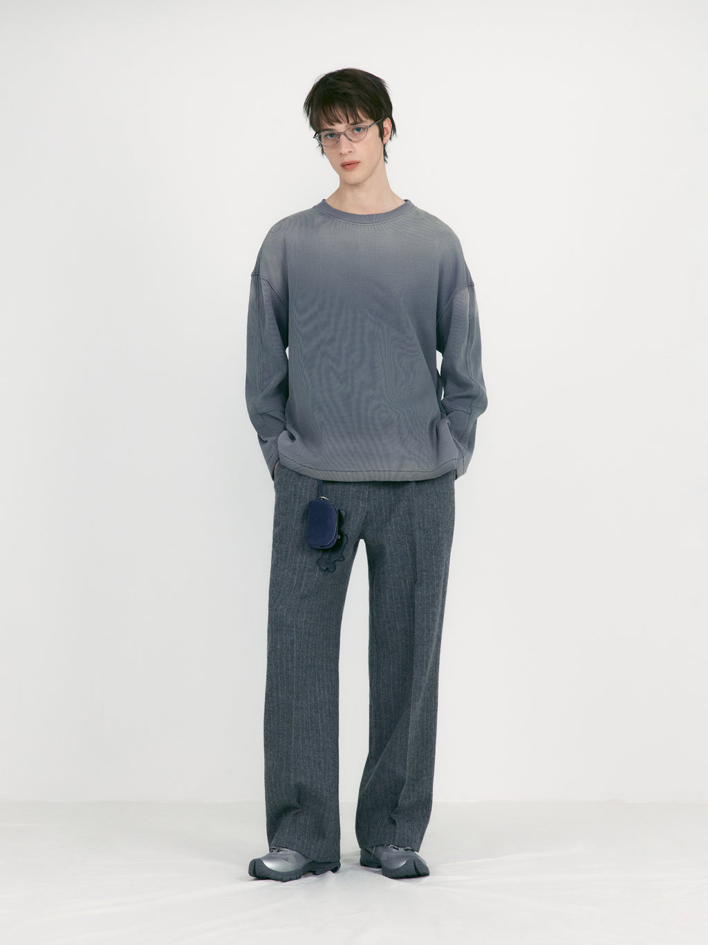 [low_classic] Washed Cotton Long Sleeve T-Shirt
Blue