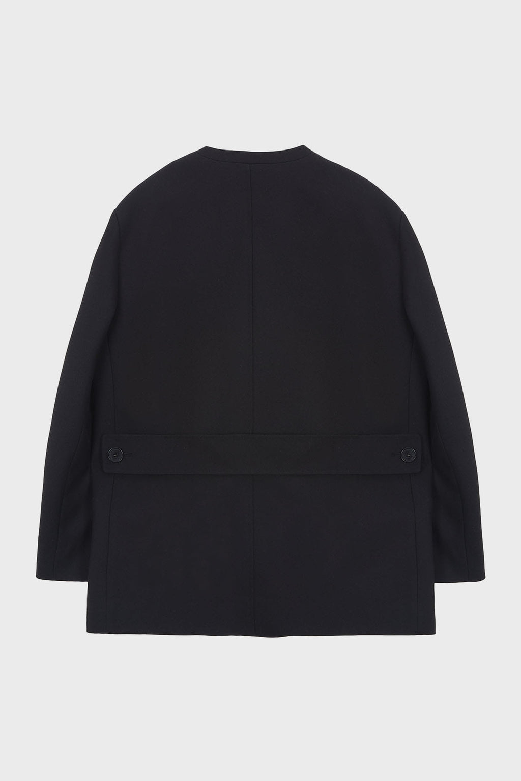 Matinkim Matin Kim Collarless Oversize Jacket IN Black