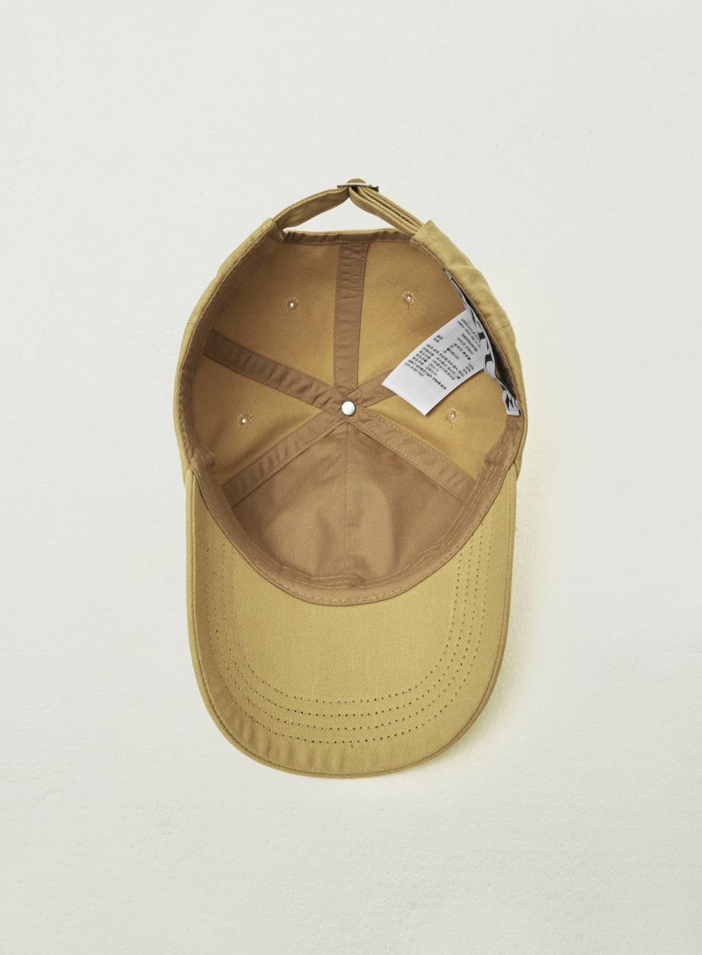 [satur] Classic Small Logo Ball Cap - Beige