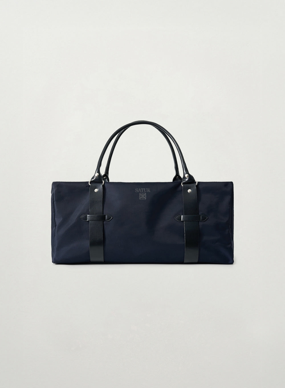 Satur Nylon Big Duffle Bag - Navy