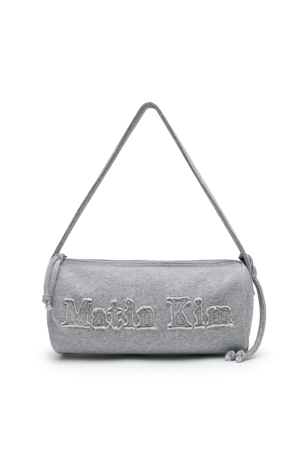 Matinkim Applique Logo Jersey Duffle Bag IN Grey