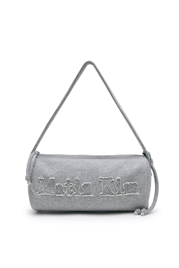 Matinkim Applique Logo Jersey Duffle Bag IN Grey