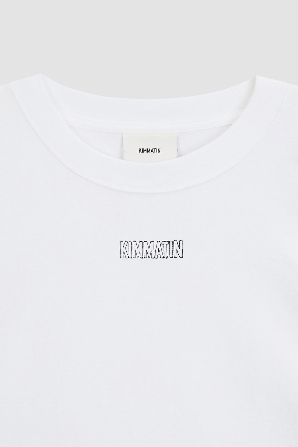Matinkim Matin Kim Logo Embroidery Oversize Top IN White