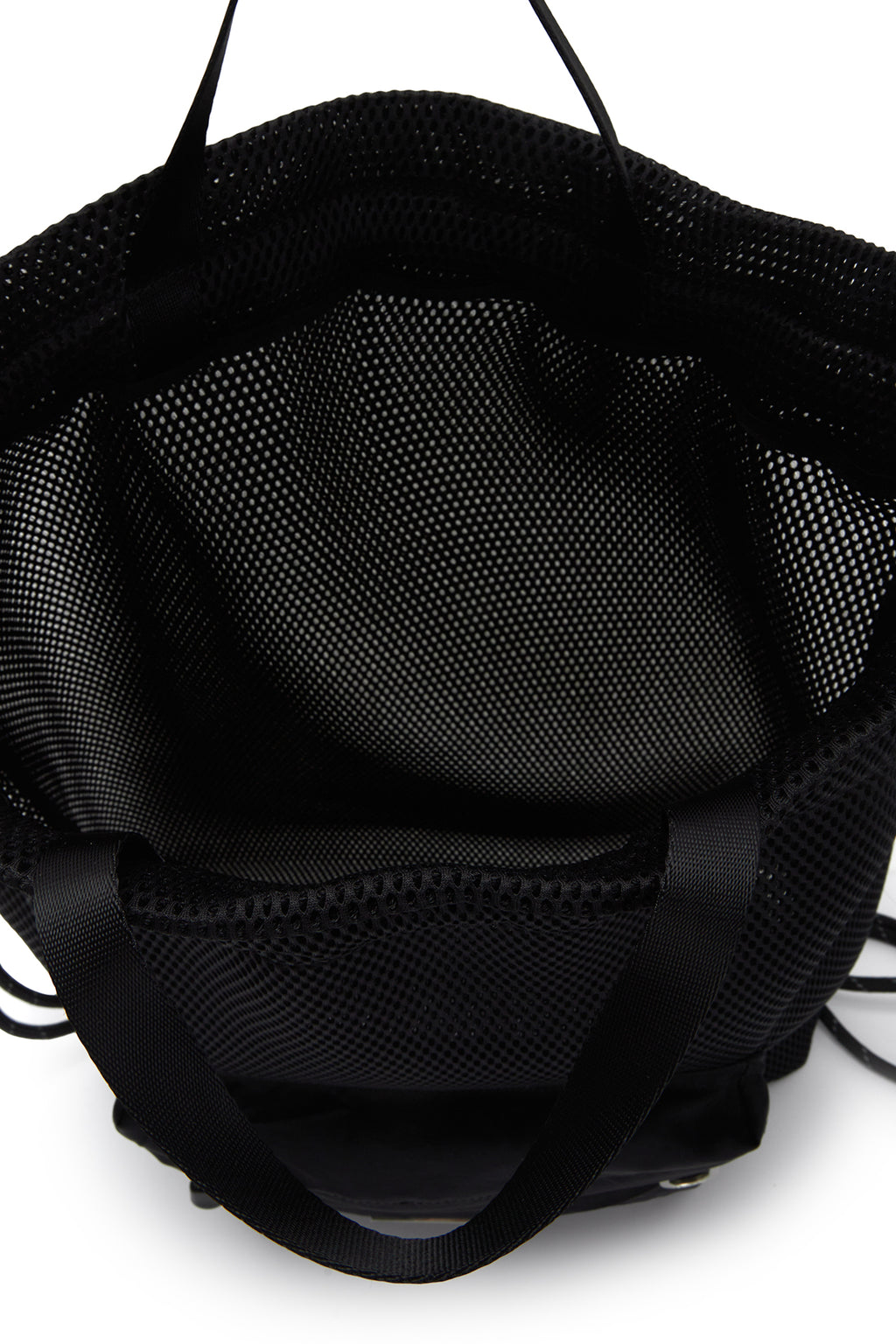 [matinkim] CARGO MESH BACK PACK IN BLACK