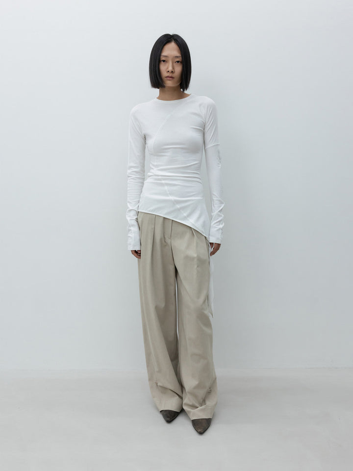 Low Classic Lc Wrap T-Shirt White