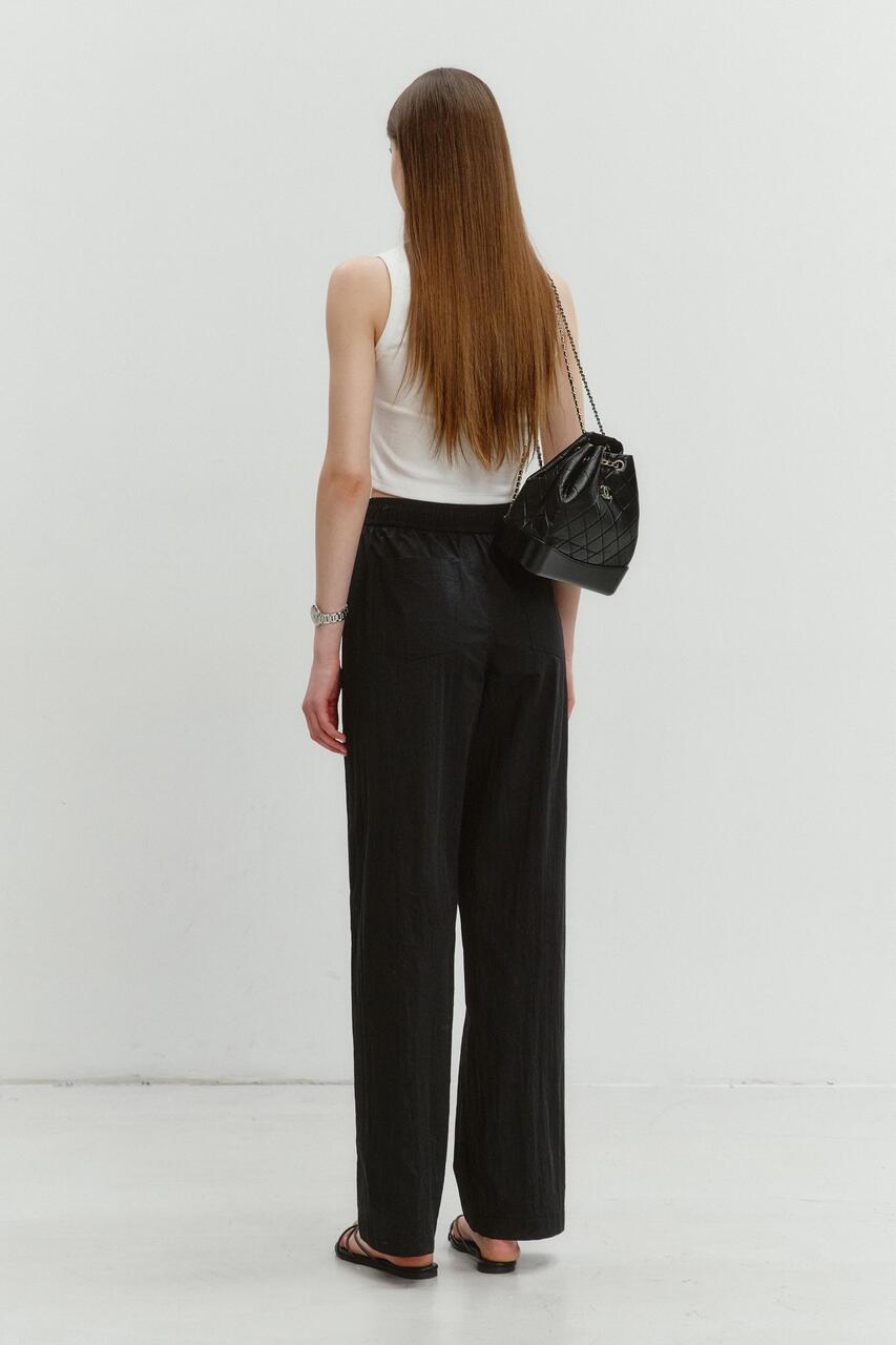 Dunst Relaxed Banding Pants Black