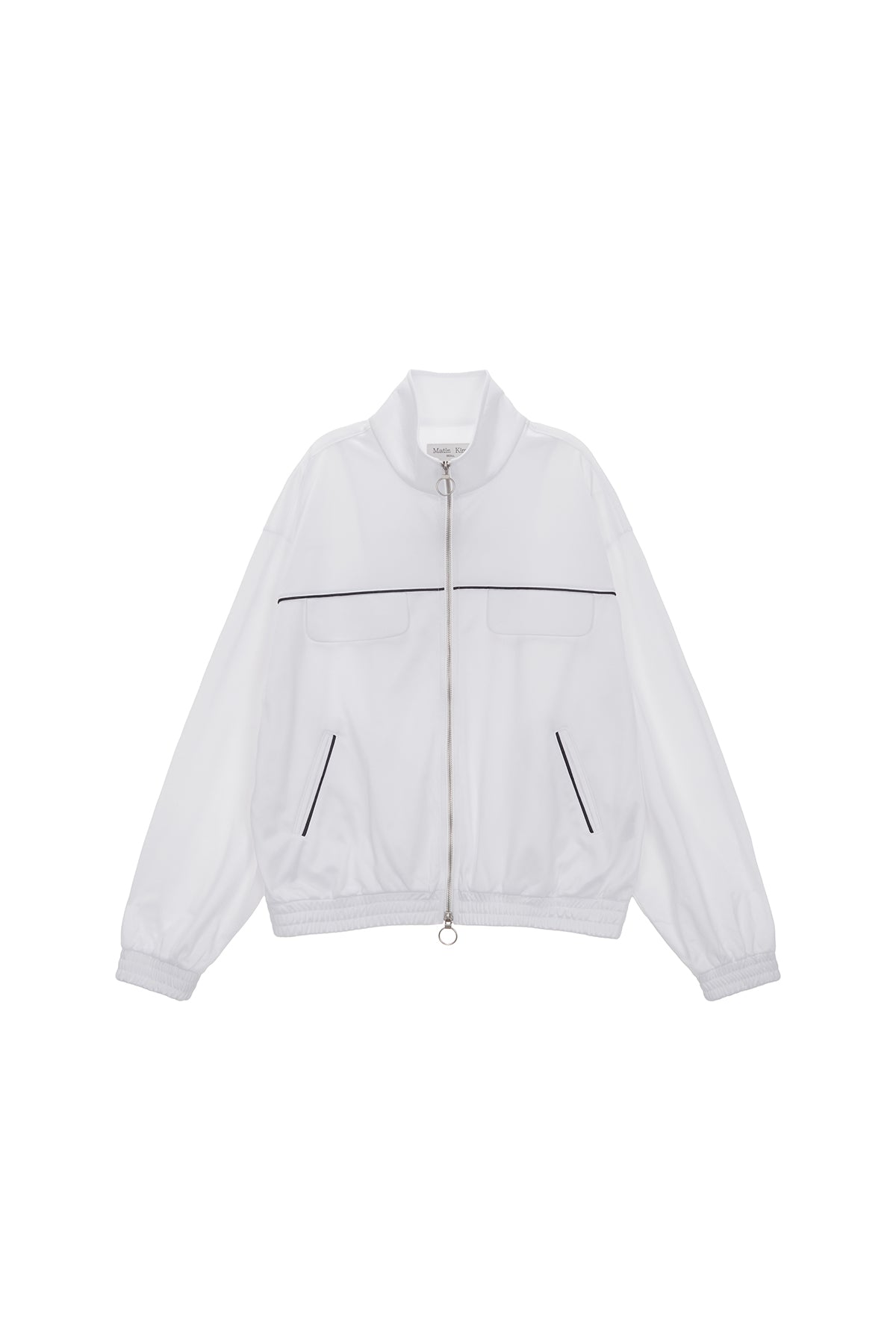Matinkim Back Logo Point Track Jumper IN White