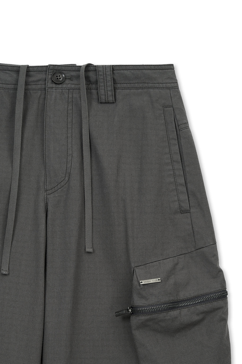 Matinkim Detachable Cargo Pants IN Charcoal