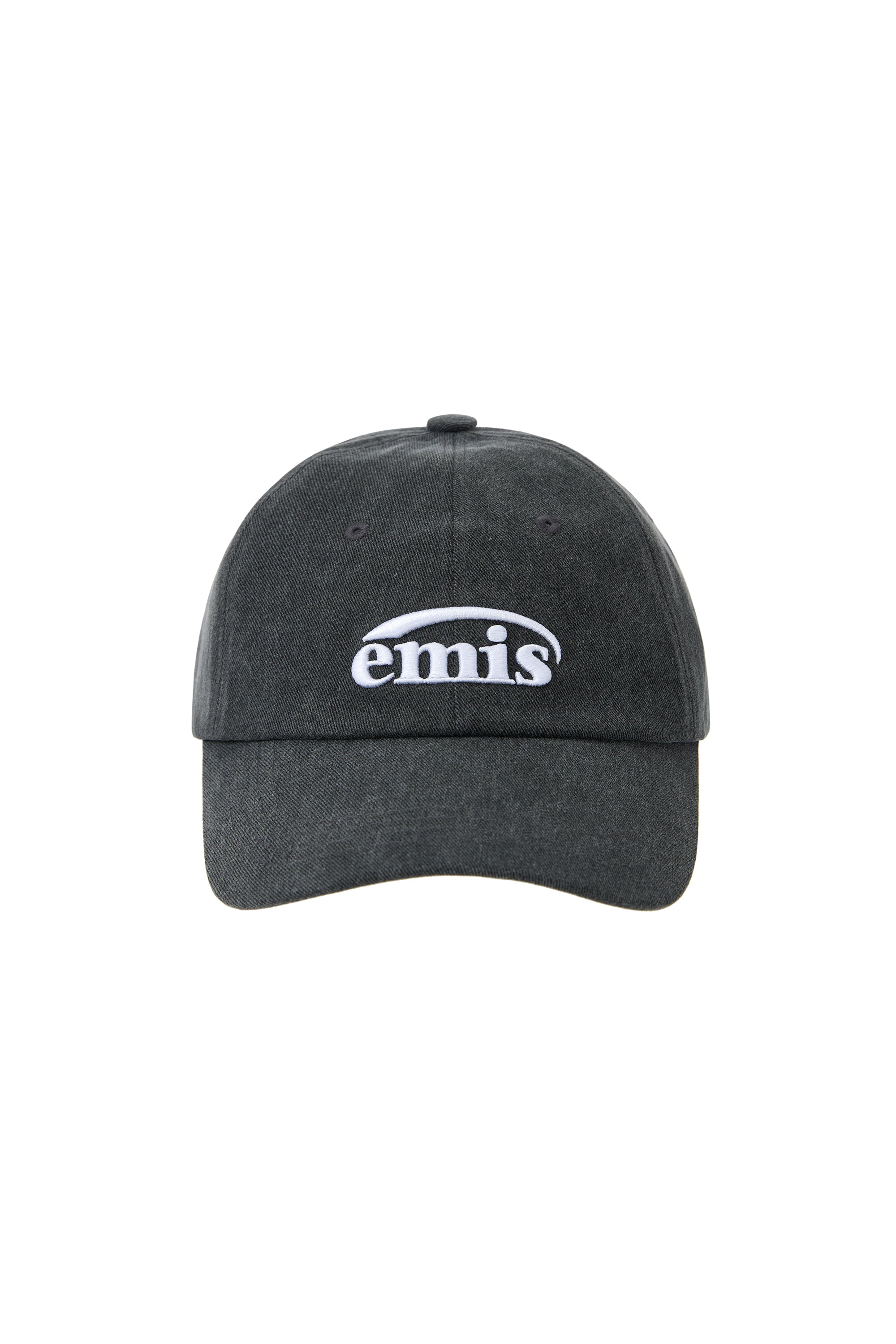 NEW LOGO PIGMENT BALL CAP-BLACK