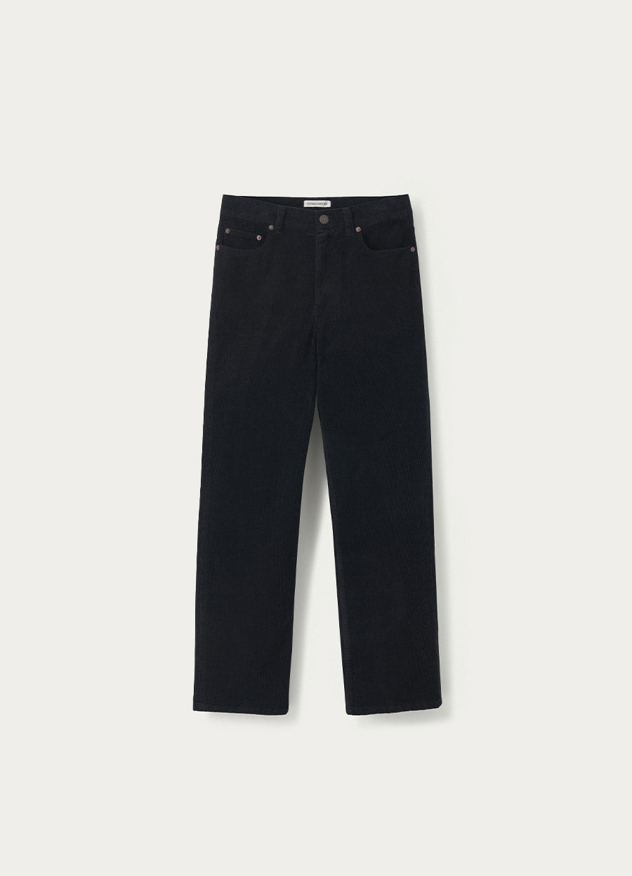 Nothing Written Morrow corduroy pants (Jet black) (Pre-order, ships from Oct 27)