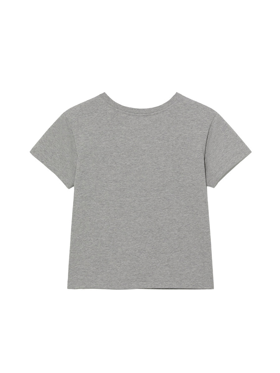 GLOWNY G Classic Tee (Melange Gray)
