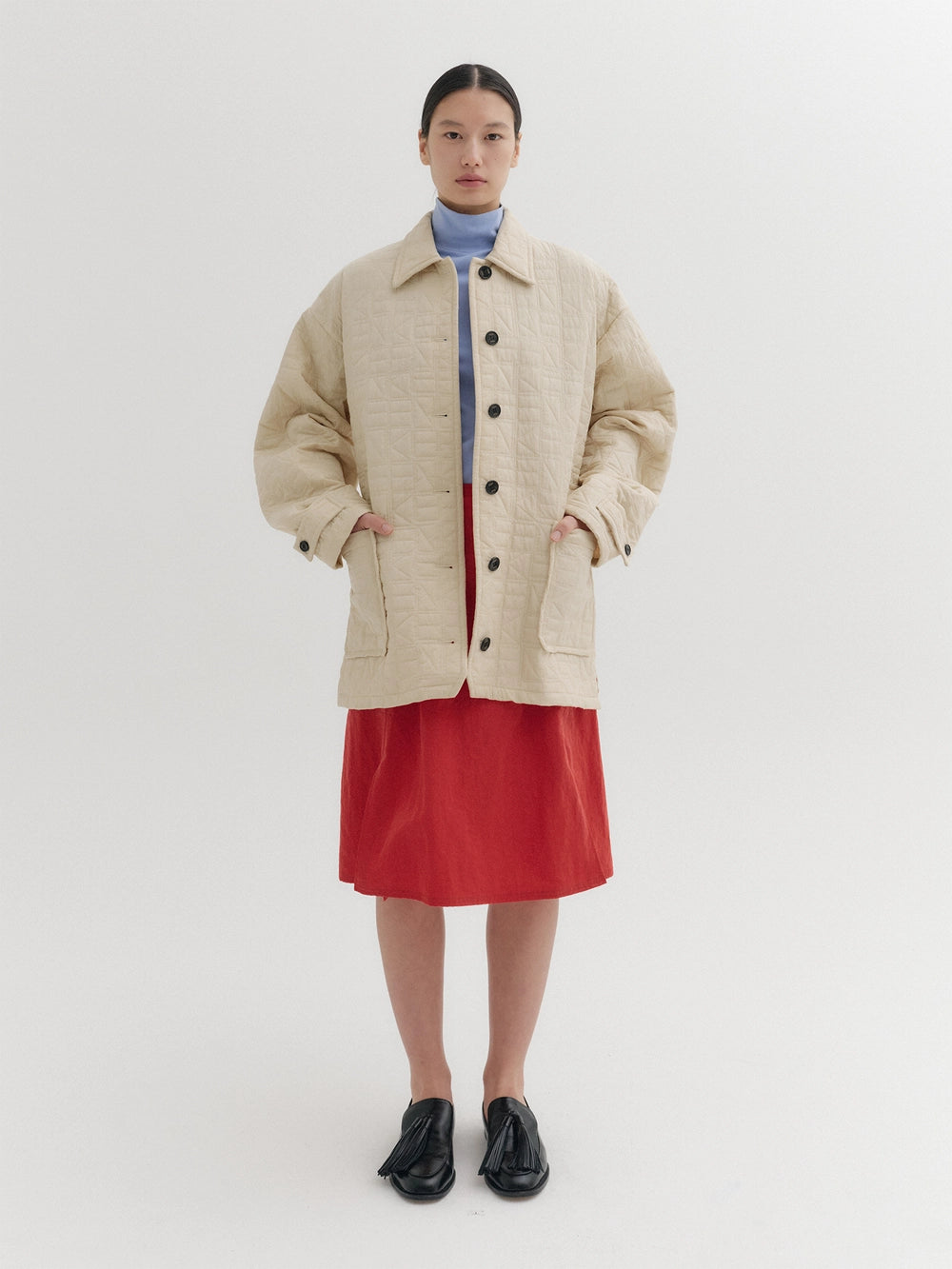 EENK Classic Button Jacket - Beige